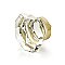 Schaub City Lights Faceted Dome Glass Cabinet Knob - Multiple Finishes