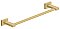 Modern Geometric 18" Towel Bar -  Satin Brass