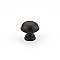 Atherton Hammered Cabinet Knob with Knurled Edge Oil Rubbed Bonze
