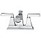 American Standard Town Square® S 4-Inch Centerset 2-Handle Bathroom Faucet 1.2 gpm/4.5 L/min With Lever Handles - Polished Chrome