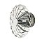 Nostalgic Warehouse Oval Fluted Crystal 1-3/4" Cabinet Knob in Antique Pewter