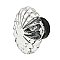 Nostalgic Warehouse Oval Fluted Crystal 1-3/4" Cabinet Knob in Timeless Bronze