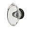 Nostalgic Warehouse Oval Clear Crystal 1-3/4" Cabinet Knob in Timeless Bronze