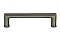 Nostalgic Warehouse Carre Handle Pull 4" On Center in Antique Pewter