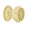 Nostalgic Warehouse Craftsman Brass 1-3/8" Cabinet Knob with Rope Rose in Satin Brass