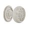 Nostalgic Warehouse Craftsman Brass 1-3/8" Cabinet Knob with Rope Rose in Satin Nickel