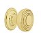 Nostalgic Warehouse Deco Brass 1-3/8" Cabinet Knob with Classic Rose in Polished Brass