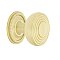 Nostalgic Warehouse Deco Brass 1-3/8" Cabinet Knob with Rope Rose in Satin Brass