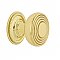 Nostalgic Warehouse Deco Brass 1-3/8" Cabinet Knob with Rope Rose in Unlacquered Brass