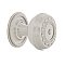 Nostalgic Warehouse Meadows Brass 1-3/8" Cabinet Knob with Rope Rose in Satin Nickel