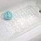 Pebblz Non-Slip Suction Bath Mat for Shower, Bathtub - Clear