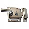 Solid Brass Surface Mount Storm Door Latch Box Strike - Unlacquered Polished Brass