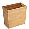 Formbu Bamboo Bathroom Waste or Trash Can