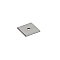 Rectangular Art Deco Cabinet Hardware Backplate - Satin Nickel