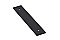 Rectangular Art Deco Cabinet Hardware Backplate - Flat Black