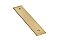 Rectangular Art Deco Cabinet Hardware Backplate - Satin Brass
