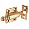 Window Sash Ventilating Bolt or Lock - Polished Lacquered Brass
