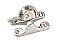 Window Sash Lock, Small, Polished Nickel
