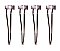 Fifties Retro Style Chrome Table Legs set of 4