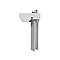 Petite 2 Vitreous China 22-1/4" x 15-3/4" Corner Pedestal Sink