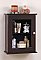 Moderne Espresso Mini Wall Cabinet
