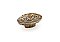 Cantata Oval Knob 5/8" on Center Monticello Brass
