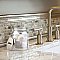 Westport Canister - Clear Glass and Brushed Nickel