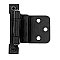 Iron 3/8" inset-Self-Closing Hinge Pair