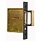Flat Black Pocket or Sliding Door Mortise Pull