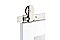 Complete Barn Door Track Set With Modern Rectangular Top Mount Hanger - Multiple Track Lengths