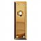 Solid Brass Door Plate - No Keyhole - Multiple Finishes