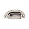 Small Drawer or Bin Pull - Polished Nickel - 2-1/2" on Center