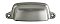 Medium Drawer or Bin Pull - Brushed Nickel - 3" on Center