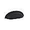Traditional Cup or Bin Pull, 3" on center, Flat Black
