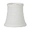 Petite Bell Softback Chandelier Clip-On Lamp Shade - Off White