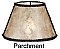 Mini Empire Shade, Parchment Color