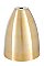 Bullet Shape Solid Spun Satin Brass Modern Metal Shade