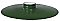 Industrial Style Flat Metal Shade -Green -10-1/4"
