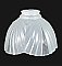 Art Deco Glass Lamp Shade - 2-1/4"