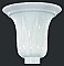 Opal Glass - Tulip Shape Torchiere Floor Lamp Shade