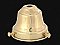 Spun Brass Fixture Shade Holder
