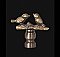 Two Birds on a Log Lamp Finial
