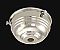 Nickel Art Deco Shade Holder