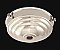 Nickel Art Deco Shade Holder