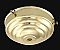 Brass Deco Style Shade Holder