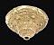 Light Fixture Ceiling Canopy - Cast Brass - Unfinished