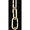 Lamp Chain, Unfinished Solid Brass