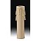 Beige Plastic Candle Cover with Drips - Candelabra - 4" High