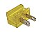 Clear Gold Snap On Plug