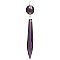 Amethyst Glass Cut U-Drop Prism, 3"